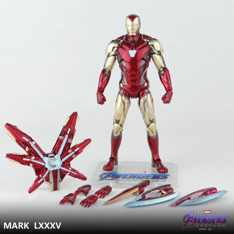 Marvel Железный человек Mark85 модель куклы ZD игрушки MK85 нано Броня Тони Старк игрушка Мстители супер герой Подлинная лицензия