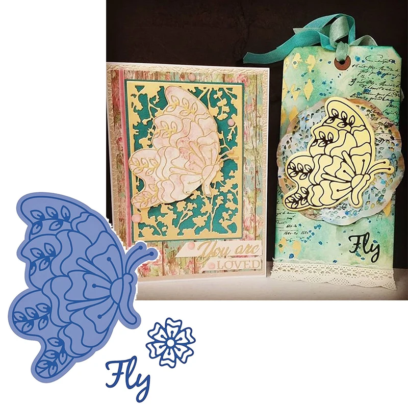 

Flying Butterfly Metal Cutting Dies Charming Butterfly Dies Cuts For Card Making 2020