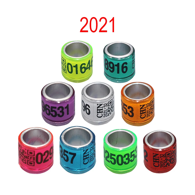 Anillo de Paloma Multicolor con pendientes con una palabra de calidad, herramientas duraderas para pie, 50 Uds., 2021