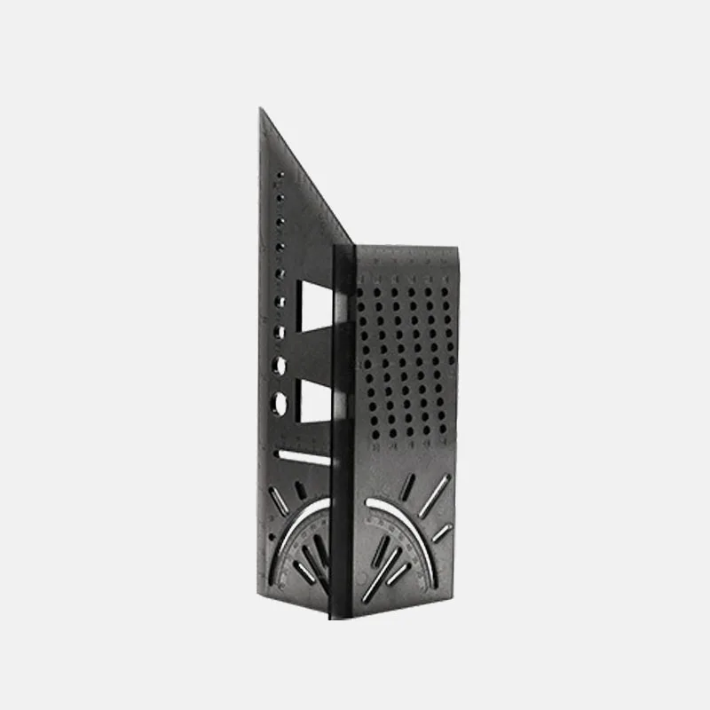 3D Mitre угловой измерительный прибор квадратного размера измерительный инструмент деревообрабатывающая линейка - Цвет: 6