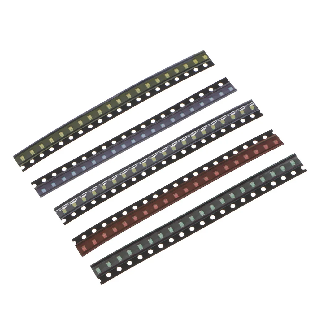 200 Pcs SMD LED Diode Lights Assorted Kit(Mini Chip for PCB DC 20mA) Super Bright Lighting Bulb Lamps Electronics Components