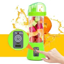 380 мл 2 лезвия мини USB перезаряжаемая портативная электрическая соковыжималка для фруктов экстрактор для смузи блендер миксер машина чайник