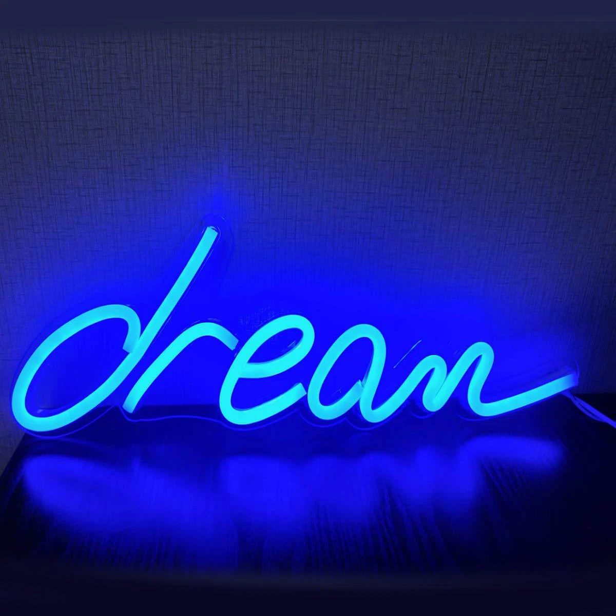 Светодиодная неоновая вывеска с надписью Dream изготовленные на заказ неоновые