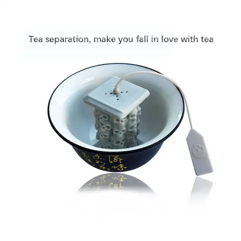 Peculiar Shape Tea Infuser Personality Skull Tea Infuser Strainer Creative Silicone Loose Bag Kitchen Tool 1PC