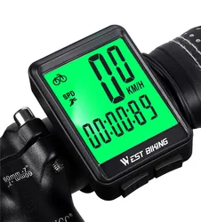 Bicycle display Waterproof Computer Wireless And Wired MTB Bike Cycling Odometer Stopwatch Speedometer Watch LED Digital Rate