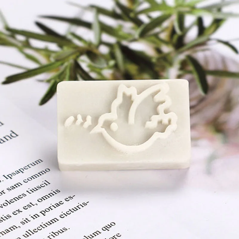 Handmade Soap Stamp, DIY, Natural Acrylic, Organic, Decorative, Making Chapter, Angel, Birds, Dove, Animal Pattern