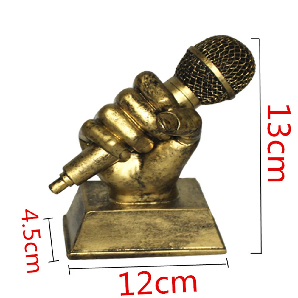Voice Trophy Cup 13 см разнообразие шоу голос США музыка вентиляторы сувенир микрофон трофеи