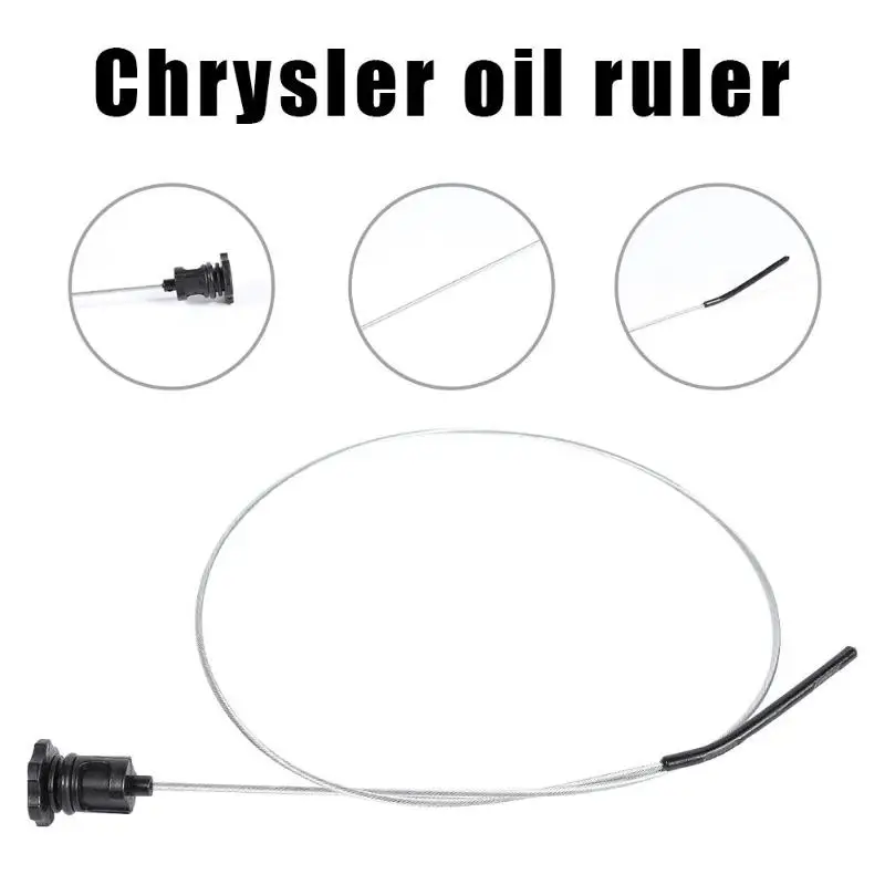 

5.7L V8 Transmission Oil Gauge Locking Dipstick Galvanized Wire Handle Nylon Ruler Body ATF Level Dip Stick for Chrysler Dodge