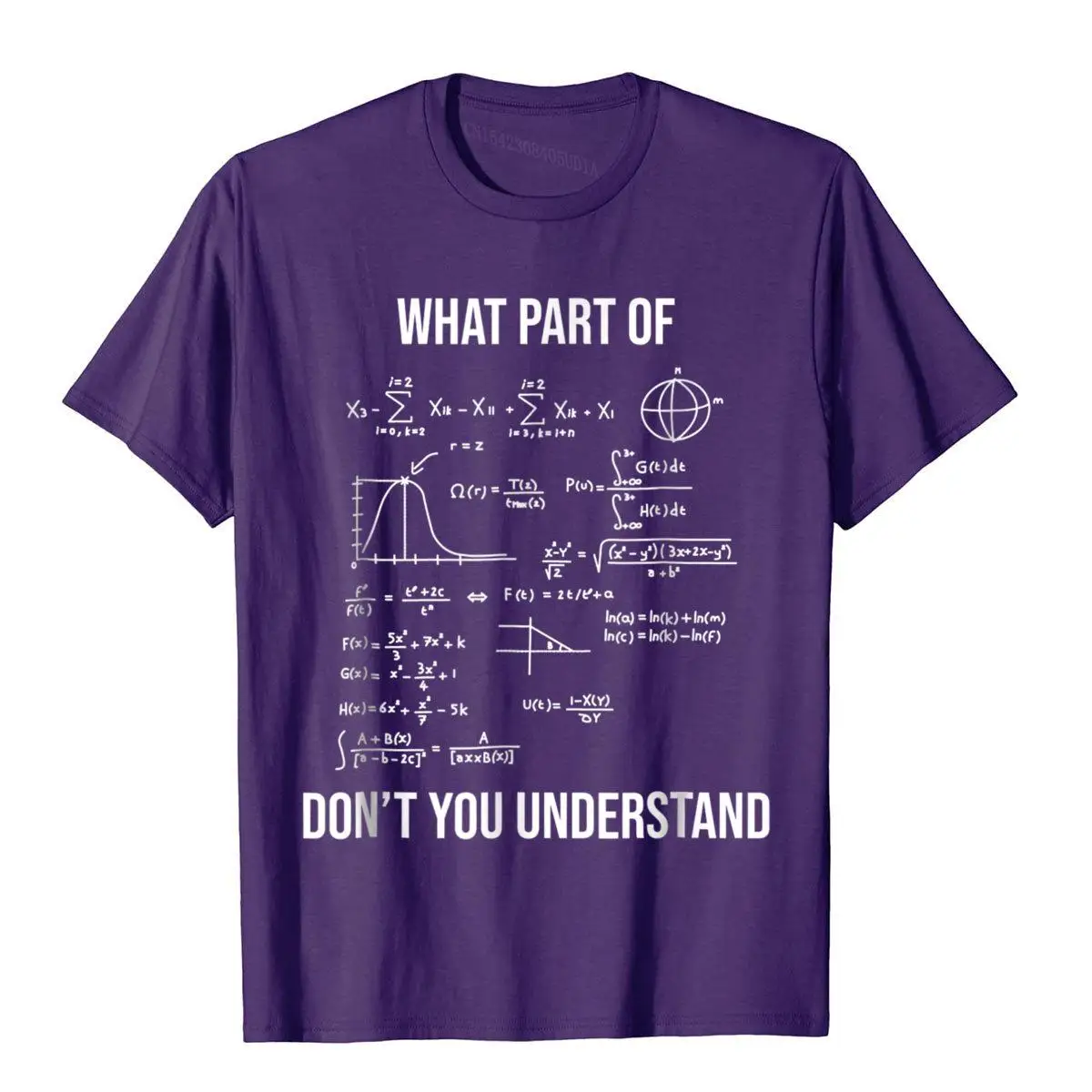 What Part Of Funny Mechanical Engineer Mathematician T-shirt__97A3677purple