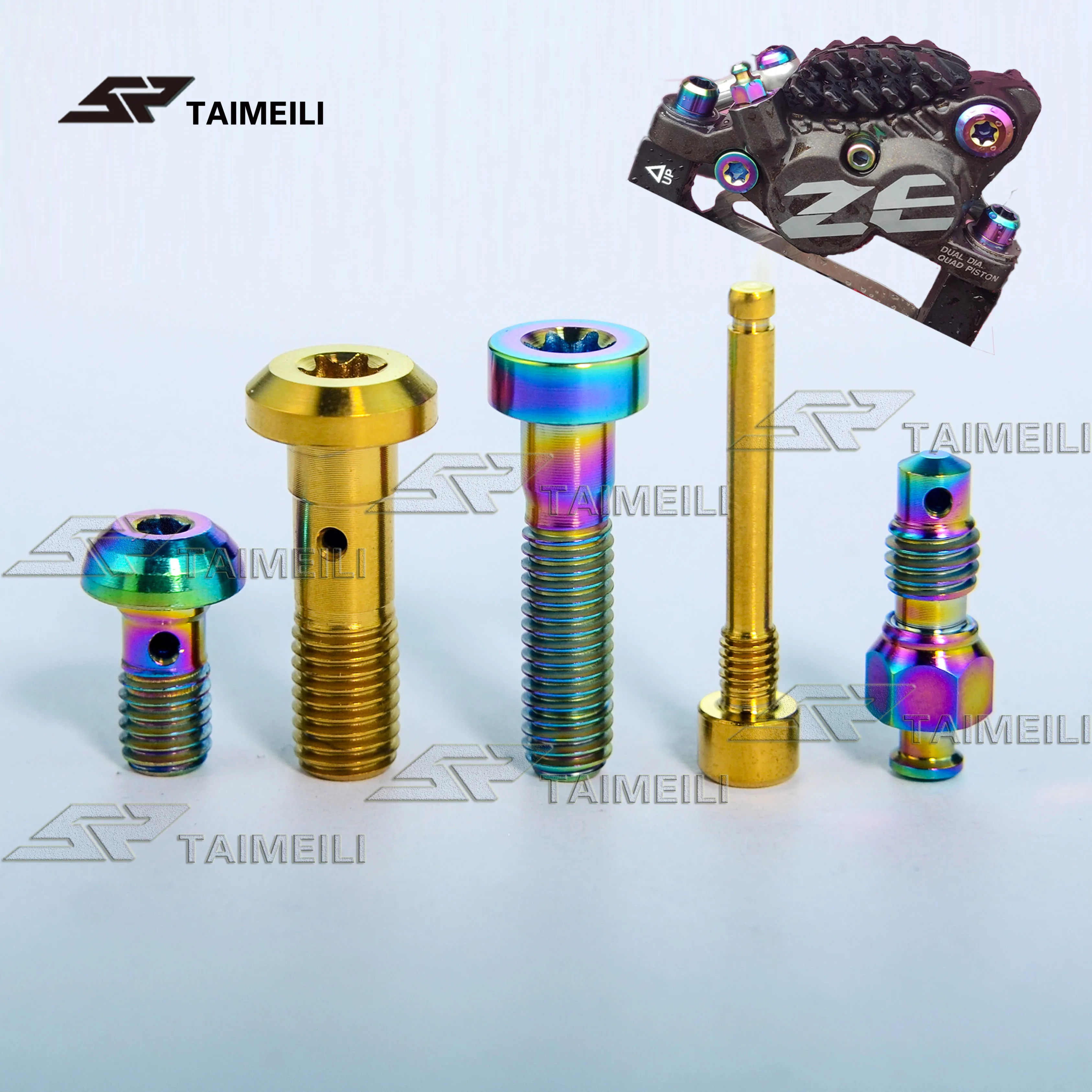 taimeili liga de titanio parafuso shimano m8020 01
