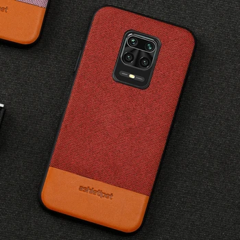 

Canvas + Leather Magnetic Phone Case for Xiaomi Redmi Note 9S Note 9 Pro 7 Note 8 Pro 8T K30 Cover For Mi 9T 10 Pro 9 8 Lite A3