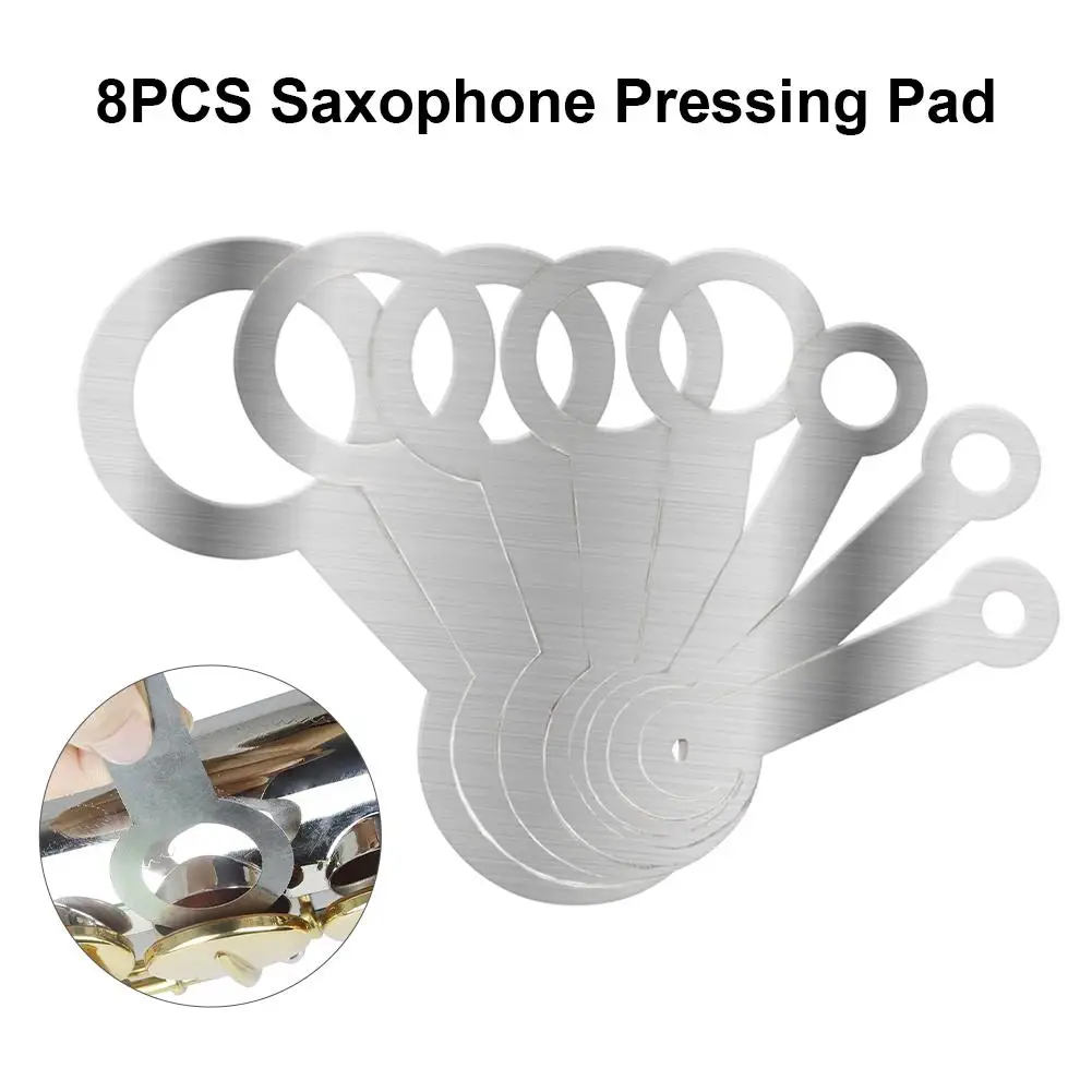 

8PCS Saxophone Pressing Pad Set Saxophone Repair Maintenance Kit Saxophone Accessories