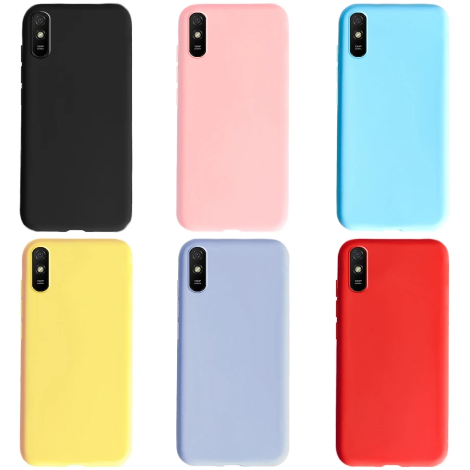 Чехол для Xiaomi Redmi 9A Мягкая силиконовая задняя крышка чехол телефона Xiomi 9 A Redmi9A