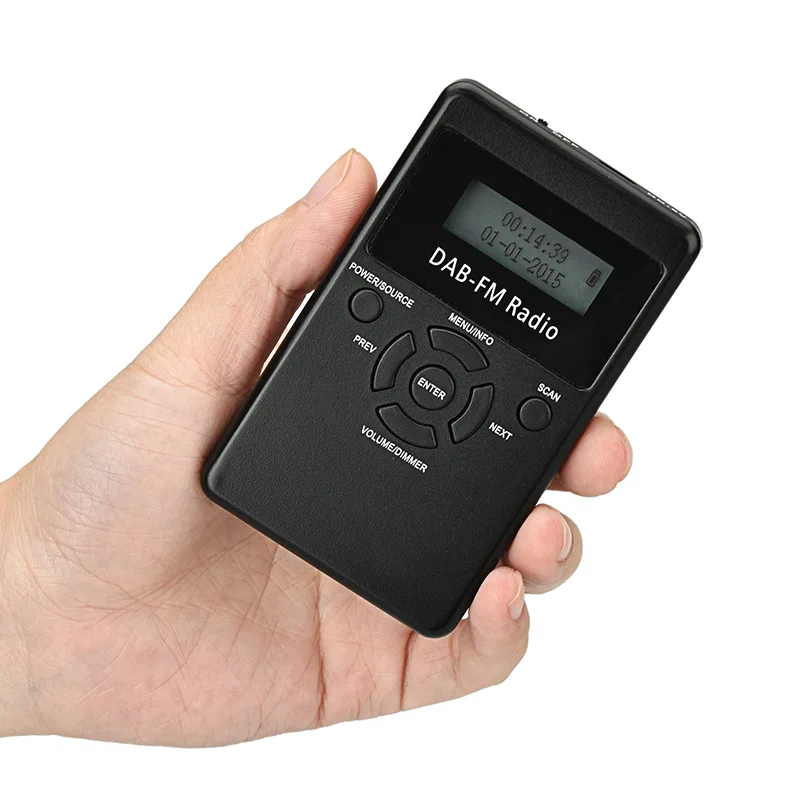 Мини портативное цифровое радио DAB 2020 + FM двухдиапазонный приемник встроенный