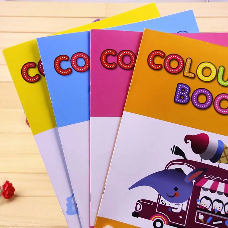 Английская детская раскраска книга для рисования детский сад 2-3-6 лет игрушки для рисования подарок