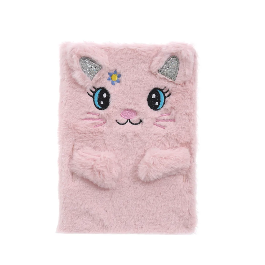 Высокое качество, Пушистый Плюшевый мультяшный милый дневник, блокнот, блокнот, бумага для заметок, высокое качество, свадебное украшение, Прямая поставка
