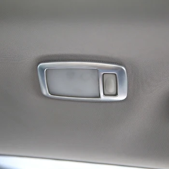 

ABS Matte Front Reading Light Lamp Decoration Frame Cover Trim Sticker For Nissan X-Trail T32 2014-2018 Car Accessories 3pcs