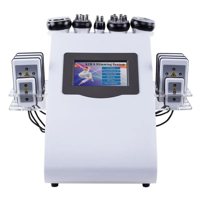 

Multifunctional Cavitation RF Body Shaping Machine / Lipolaser RF Cavitation Vacuum Machine For Sale