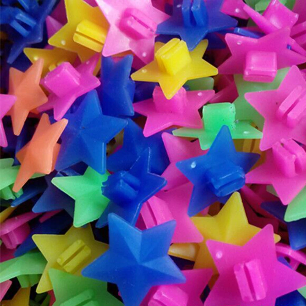 Excellent 3Bike Wheel Spoke Colorful Star Decor Reflector Mountain Bike Bicycle Wheel Spoke Reflective Reflector light 0