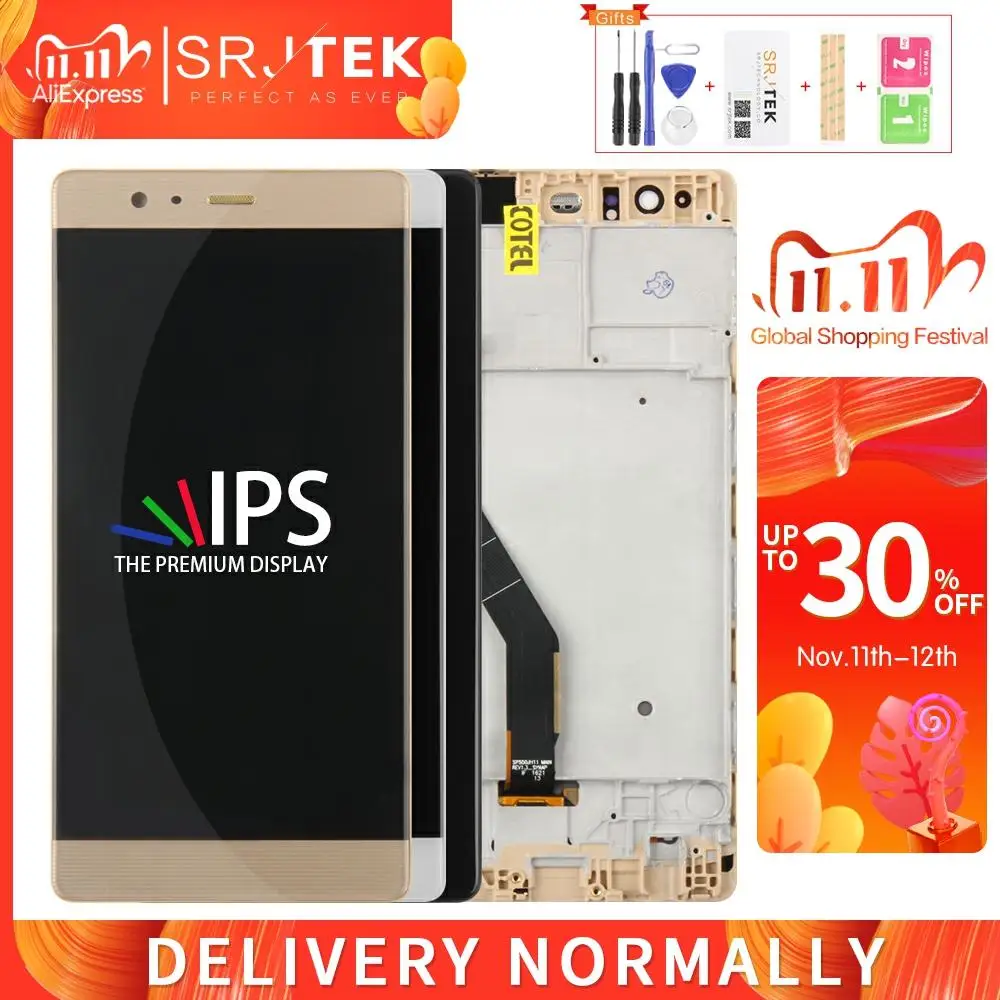 ЖК-дисплей Srjtek 5 ''для Huawei P9 Plus с сенсорным экраном дигитайзер сенсорное