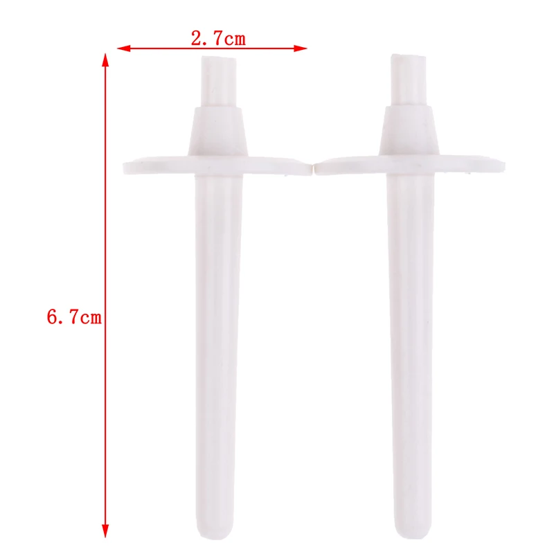 2pcs/Set Spool Pins Spoon Stand Holder White Plastic Sewing Machine Parts Sewing Tools Knitting Accessories