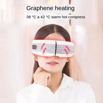 

Electric Vibration Eye Massager Wrinkle Fatigue Relieve Eyes Care Device Hot Compress Stress Relief Therapy Glasses Care Device