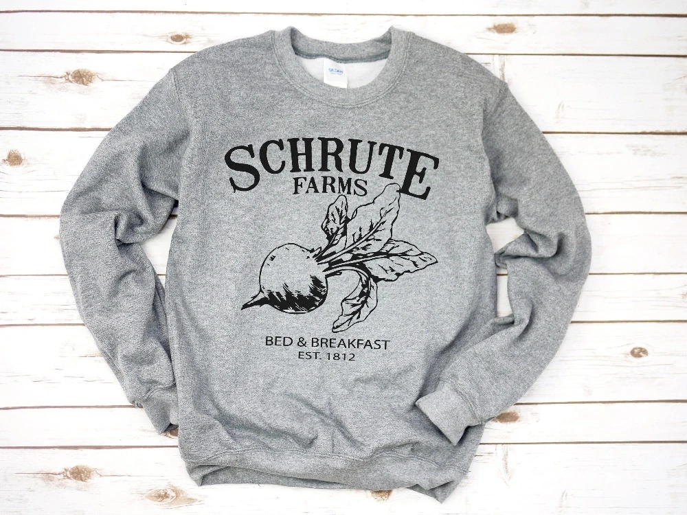 schrute farms sweatshirt