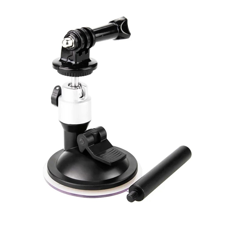 

For-Dji Osmo Action Car Glass Sucker Adapter Suction Cup Mount Holder Fix Bracket Desktop Stand Car Bracket Camera Mount Accesso