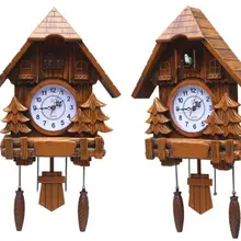 Европейские часы cuckoo креативные настенные колокольчики музыка пасторальная Детская комната часы в гостиной часы cuckoo домашний декор настенные часы