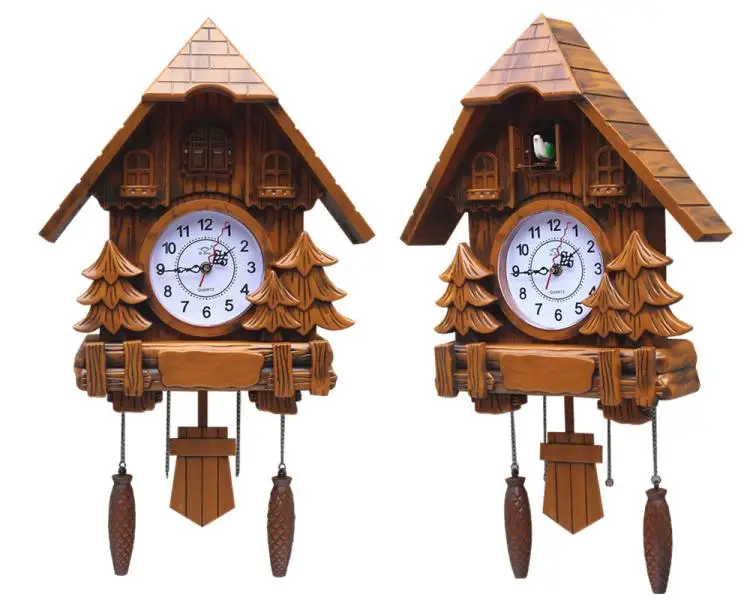 Европейские часы cuckoo креативный настенный колокольчик музыкальные пасторальные