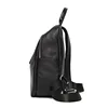 ZENCY Genuine Cow Leather Silver Metal Hardware Women Black White Color Backpacks Young Girl First Layer Cowhide Shooping Bag 2