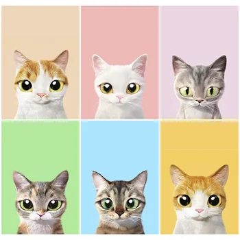 

HUACAN 5D DIY Diamond Painting Full Drill Cat Embroidery Animal Mosaic Handmade Home Decoer Gift Diamond Art