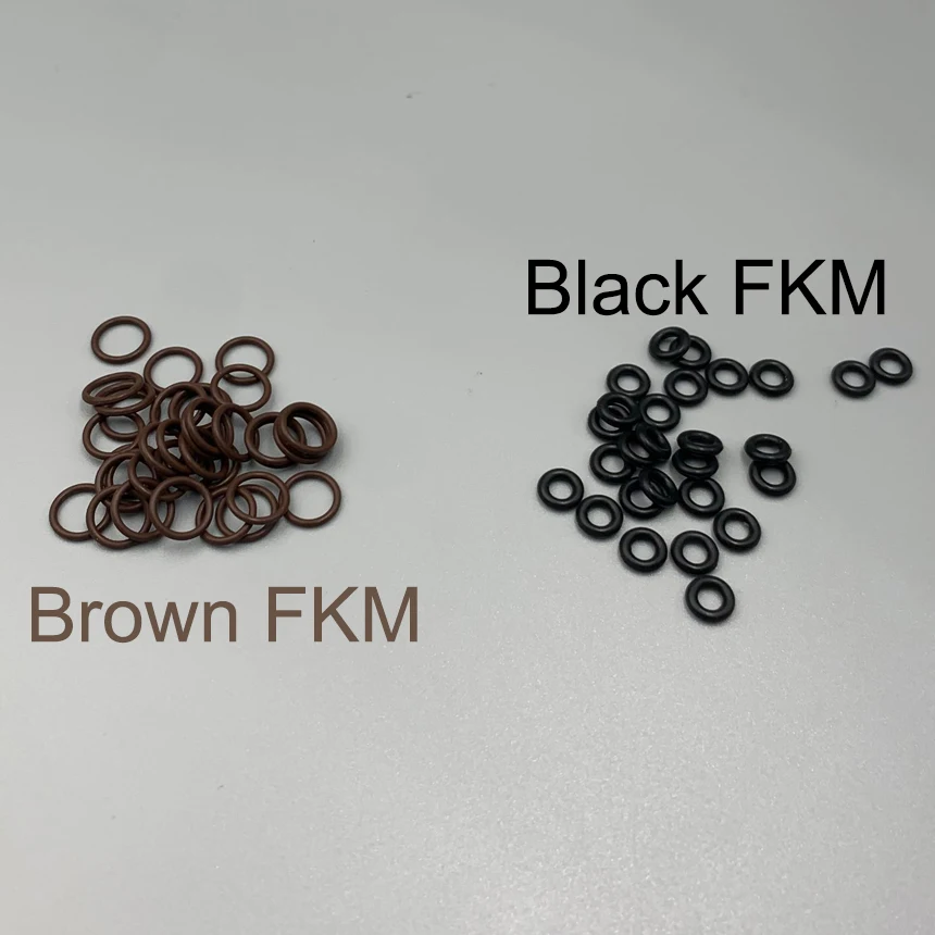 

13mm 14mm 15mm 16mm 17mm 18mm 19mm Outside Diameter OD 1.5mm Thickness Black Brown FKM FR Fluororubber Seal Washer O Ring Gasket