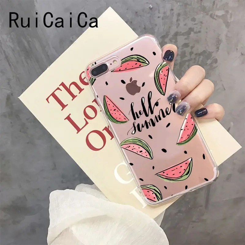 Cute Transparent Summer Fruit watermelon