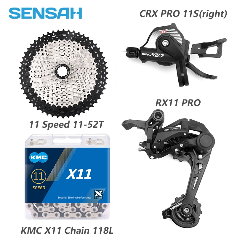 CRX RD-11S MTB Rear derailleurs 11 speed Compatible w//M7000 M8000 For SENSAH
