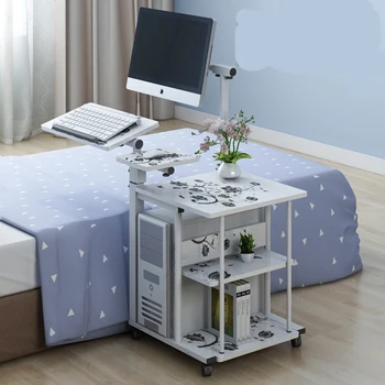 

Hanging simple bedside bed with lazy small computer desk bed computer desk desktop table home