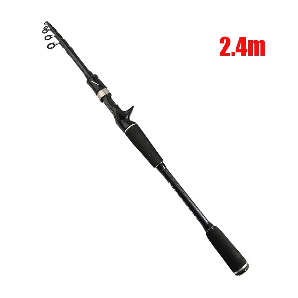 RED SPINNING 5.9FT D Carbon Fiber Telescopic Fishing Pole Fishing Rod 