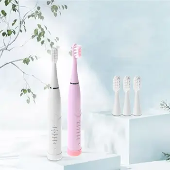 

Powerful Electric Toothbrush USB Rechargeable Sonic Waterproof Deep Clean Teeth Brush Cleaning Dental Care