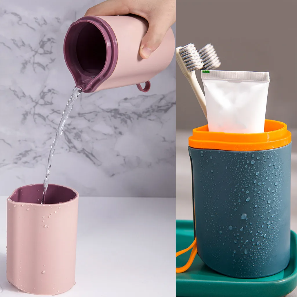 

Portable Toothbrush Storage Box Holder Outdoor Travel Hiking Camping Toothrush Cap Case Protect Storage Case Pencil Container