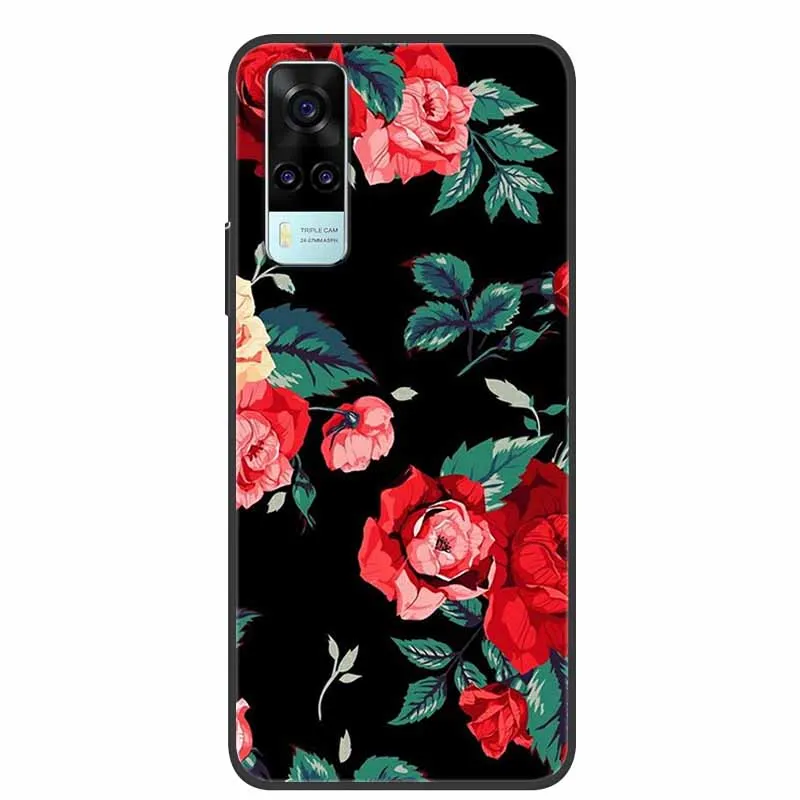 Cute Cartoon Shockproof Soft Silicone TPU Back Cover - Enhanced Protection and Style