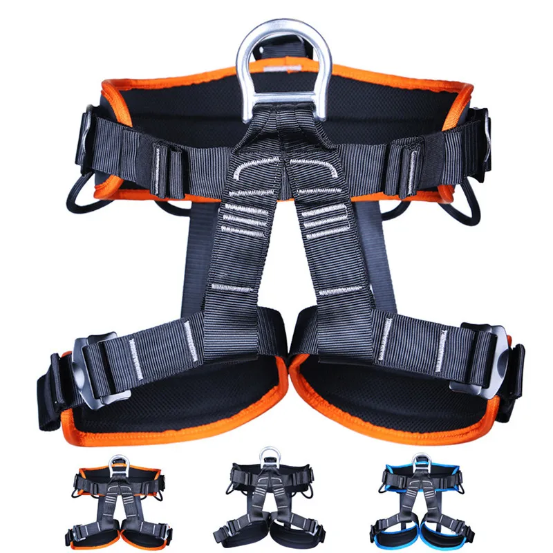 

Outdoor Climbing Harnesses Rappelling Escalade Aerial Work Safety Belt Half-length Cave Comfortable Seat Belt Climbing Equipment