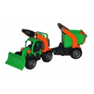 Tractor snow with semi-trailer |
