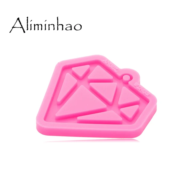 Dy0698 Szuper Fényes Gyanta Gyémánt Penész Epoxi Kézműves Kulcstartó Szilikon Formák Polimer Agyag Diy Ékszerek Készítése - Image 6