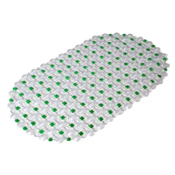 

PVC Bathroom Mat For Toilet Bath Mats Shower Bathroom Carpet Suction Anti-Slip Sucker
