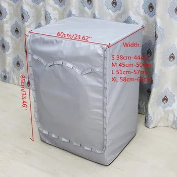 

Waterproof Cover Washer Sunscreen Washing Machine Dryer Polyester Household Automatic Roller Machine Dustproof Dust Cover 4 Size