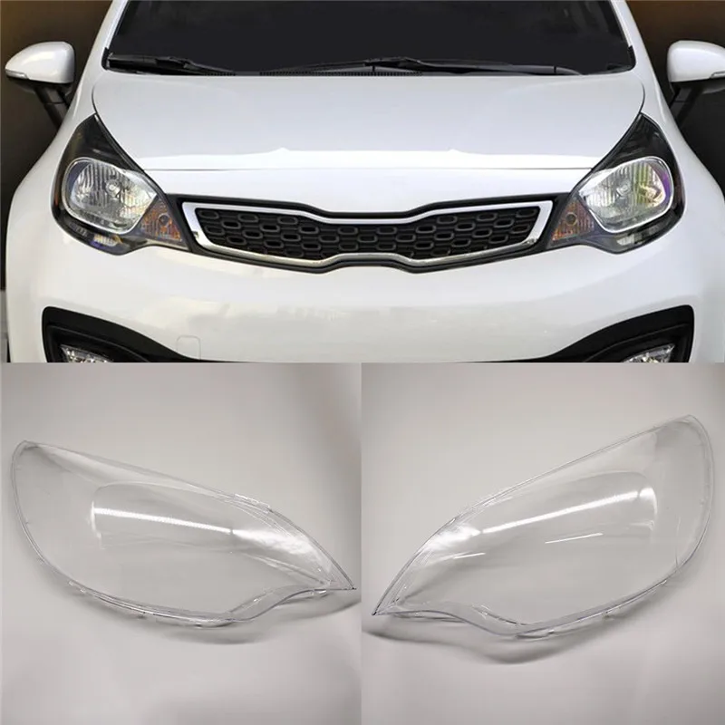 Voor Kia Rio Hatchback 2012 Auto Koplamp Shell Lampenkap Transparante