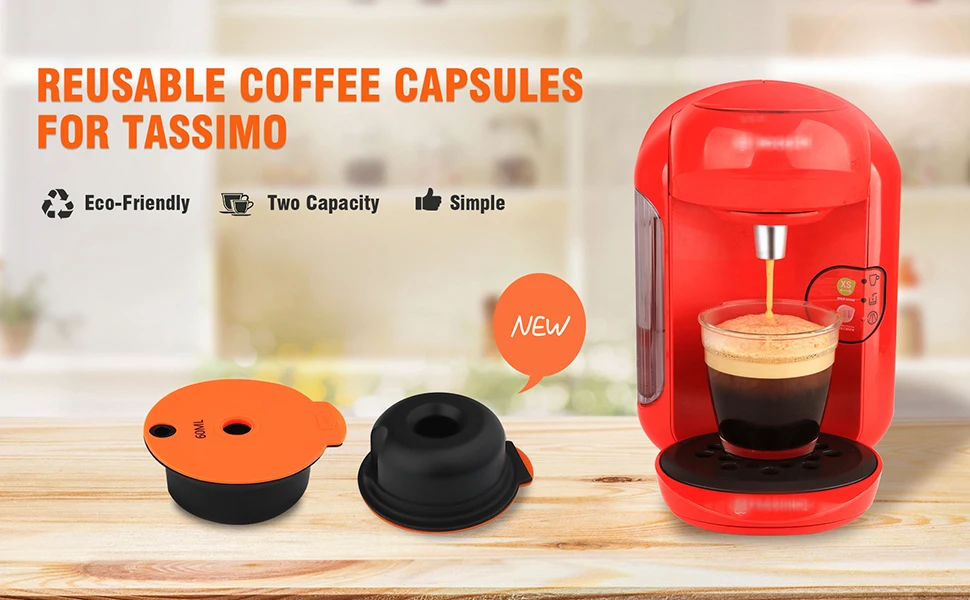 Icafilas Refillable Coffee Capsule For 