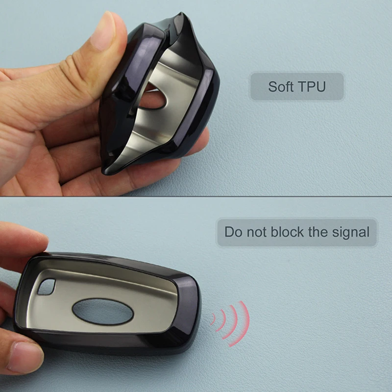 1 шт. чехол для ключей Smart Fob черный для Ford New Fusion Explorer Edge F-150 Mustang