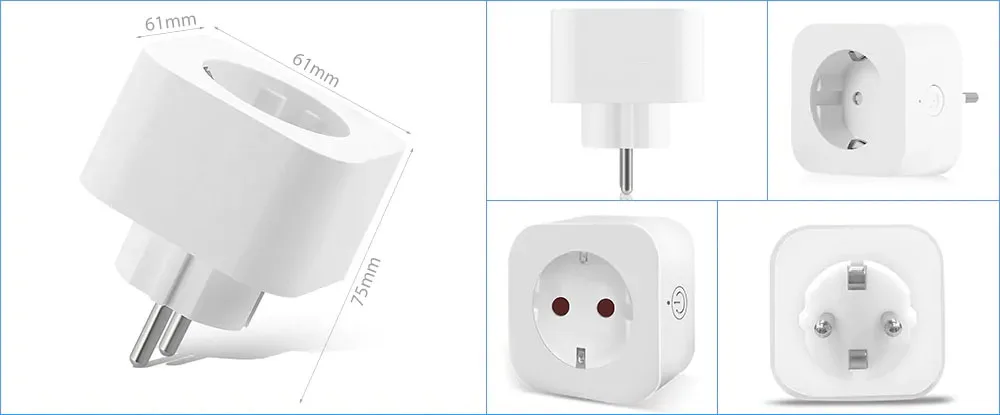 Tedgem Smart Plug Wi-Fi розетка дистанционное управление TP22 ЕС вилка мини Wifi розетка для Amazon Voice Alexa розетка