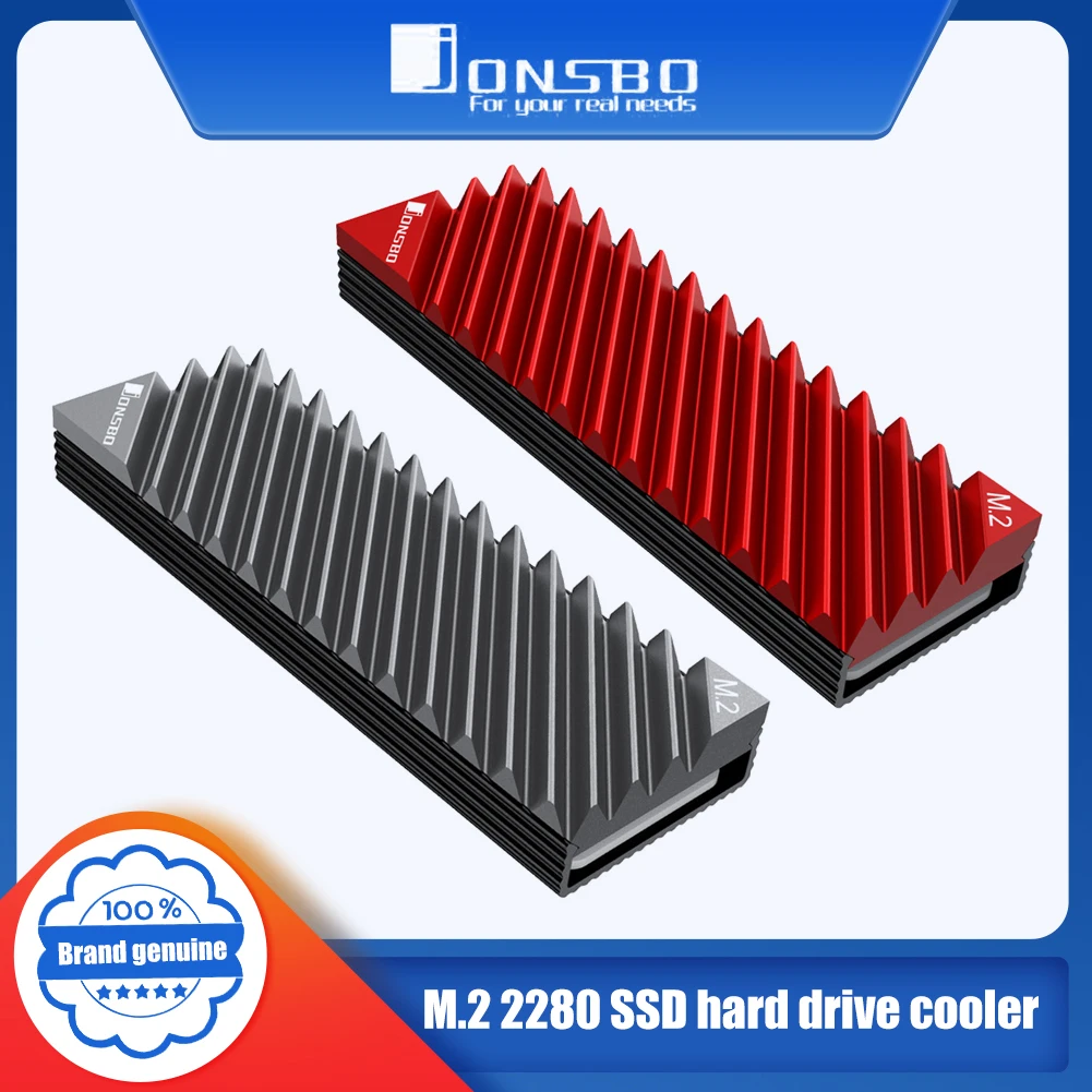 Aluminum Heatsink Hard-Disk PC Desktop Ssd Nvme Jonsbo M.2 2280 M2 with Thermal-Gasket